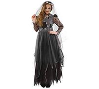 Fun Shack Disfraz Novia Cadaver Mujer, Disfraces de Zombies, Vestido Novia y Velo, Disfraz Halloween para Mujer Zombie - XL