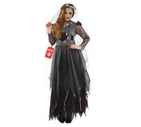 Fun Shack Disfraz Novia Cadaver Mujer, Disfraces de Zombies, Vestido Novia y Velo, Disfraz Halloween para Mujer Zombie - 3XL