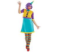 Fun Shack Disfraz Payaso Mujer, Circo, Despedida Soltera, Carnaval y Halloween, Disfraces Adulto, S