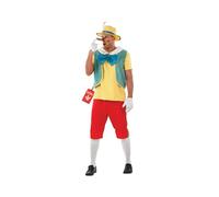 Fun Shack Disfraz Pinocho Hombre, Disfraz Muñeco Halloween Adulto, M