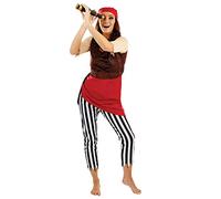 Fun Shack Disfraz Pirata Mujer Sexy Adulto, Traje Pirata para Carnaval y Halloween, Disfraces Mujer Pirata, L