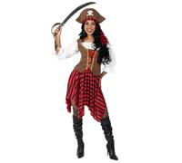 Fun Shack Disfraz Pirata Mujer Sexy, Disfraces Piratas, Traje Pirata, Disfraces Corsaria, Disfraz Mujer Carnaval - M