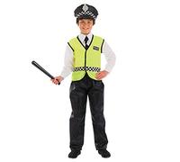 Fun Shack Disfraz Policia Niño y Niña Agente Británico, Disfraz Carnaval Niño Talla L