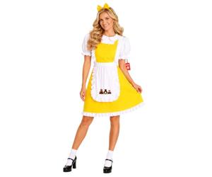 Fun Shack Disfraz Ricitos De Oro Mujer, Vestido Personaje Cuento, Disfraces Carnaval y Halloween, L