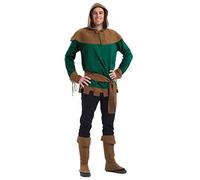 Fun Shack Disfraz Robin Arquero Adulto Hombre, Traje Personaje Cuento para Carnaval y Halloween, L