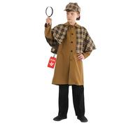 Fun Shack Disfraz Sherlock Holmes Niño, Disfraz Detective Halloween, S