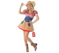 Fun Shack Disfraz Vaquera Mujer, Disfraz Cowgirl, Traje Cowboy para Carnaval y Halloween, S