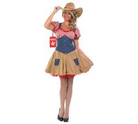 Fun Shack Disfraz Vaquera Mujer, Traje Vaquero, Disfraces Cowgirl, Traje Cowboy, Disfraz Mujer Carnaval - M