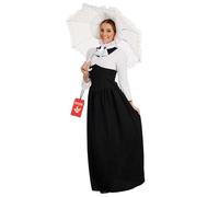 Fun Shack Disfraz Victoriano Mujer, Disfraces Época y Medievales, Vestido Victoriano para Carnaval y Halloween, M