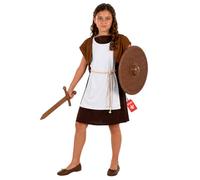Fun Shack Disfraz Vikingo Niña, Disfraz Nordico Halloween Niña, M