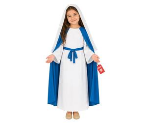 Fun Shack Disfraz Virgen Maria Niña, Disfraz de Belen Halloween Niña, S