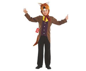 Fun Shack Disfraz Zorro Niño, Disfraz Animal Halloween Niño | Chaqueta con Chaleco, Corbata y Gorro con Orejas, Estilo Elegante, Perfecto para Halloween, Ideal para Juegos de Rol