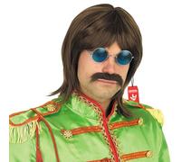 Fun Shack Hombre 60er Popstar Peluca de Disfraces Not Applicable, 60er Popstar, One Size