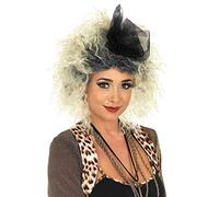 Fun Shack Peluca Años 80 Mujer Estrella Del Pop Para Mujeres, Disfraz Mujer Carnaval Disponible en Talla Única