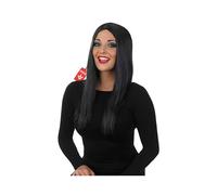 Fun Shack Peluca Larga Lisa Negra Mujer Adulta Accesorio Cabello Disfraz Carnaval Estilo Clásico Bruja Talla Única