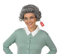 Fun Shack Pelucar Adulto Disfraz Abuela, Mujer Disfraces Carnaval Tallas Únicas