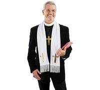 Fun Shack Set Disfraz de Cura para Hombre Adulto - Disfraces De Sacerdote Para Halloween