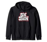 Fun Six Seveeen 6 7 Meme 6 7 Graffiti Street 67 Meme Sudadera con Capucha