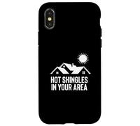 Fun Spam Email Hot Shingles in Your Area Design Carcasa para iPhone X/XS