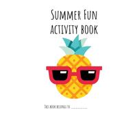 Fun Summer Activity Book for Kids: Coloring Pages, Mazes, Puzzles, and Writing Fun for Ages 4-8
