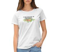 Fun That Was Only Shirt i Had Without no Cum on it Camiseta de Mujer Blanca Size M