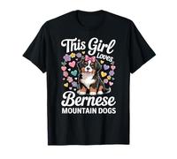 Fun This Girl Loves Bernese Mountain Dogs, Amante de los perros Camiseta