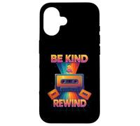 Fun Times Be Kind And Rewind Mixtape Throwback Vibe Carcasa para iPhone 16