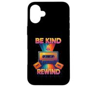 Fun Times Be Kind And Rewind Mixtape Throwback Vibe Carcasa para iPhone 16 Plus