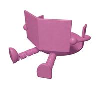 Fun Toilet Paper Holder - Novelty Tissue Stand | Compact Size Holder with Creative Reading Figure Function, Printed Material Rack with Decorative Style, Bathroom Accessory