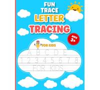 Fun Trace my First Learn-to-Write Workbook ages 3+: Kids' Letter Tracing Practice with Letters, Pen Control, Line Tracing, and More!