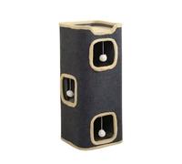 Fun Tree Hole Cat Villa Cat Scratch Board Multi Functional Cat Nest Scratch Column Sisal Bucket Scratch Column -Three Layers