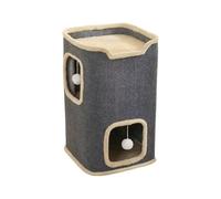 Fun Tree Hole Cat Villa Cat Scratch Board Multi Functional Cat Nest Scratch Column Sisal Bucket Scratch Column -Second Floor