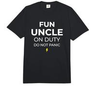Fun Uncle On Duty Do Not Panic Hermano Hermano Comfort Colors Adult Heavyweight T-Shirt