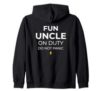 Fun Uncle On Duty Do Not Panic Hermano Hermano Sudadera con Capucha