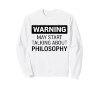 Fun Warning Design for Philosopher or Philosophy Teacher Sudadera