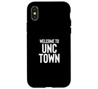 Fun Welcome to UNC Town Old Millennial Gen X Carcasa para iPhone X/XS