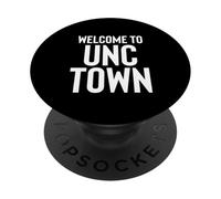 Fun Welcome to UNC Town Old Millennial Gen X PopSockets PopGrip Adhesivo
