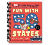 Fun with 50 States: A Big Activity Book for Kids about the Amazing United States [Spiral-bound] Nicole Claesen [Spiral-bound]