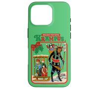 Fun with Krampus Christmas Retro Vintage Funny Adult Humor Carcasa para iPhone 16 Pro