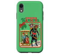 Fun with Krampus Christmas Retro Vintage Funny Adult Humor Carcasa para iPhone XR