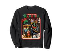 Fun with Krampus Christmas Retro Vintage Funny Adult Humor Sudadera