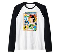 Fun with Shadows Occult Retro Vintage Funny Adult Humor Camiseta Manga Raglan