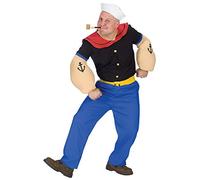 Fun World Adult Popeye Fancy Dress Costume Standard