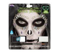 Fun World Kit de joyas de calavera que brilla en la oscuridad