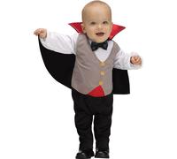 Fun World Lil Drac Lindo Drácula Aterrador Vampiro Bebé Disfraz Halloween 116731