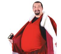 Fun World Papá Noel Vientre Traje Obeso Navidad Vacaciones Traje Accesorio 7533