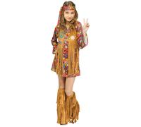 Fun World Paz Y Amor 70s Hippie Retro Niños Disfraz Halloween 123452