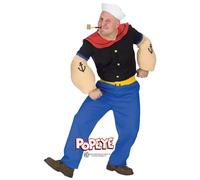 Adult Popeye Fancy Dress Costume Standard