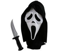 Fun World Scream Ghost Face Verkleidungszubehör & Accessoires - Standard, Blutig oder Deluxe - Halloween & Horror-Party