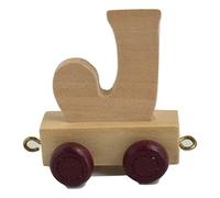 Fun World Toys Juego de letras del alfabeto de madera personalizable para niños, juego de nombres de la A a la Z, todas las letras disponibles (letra J)